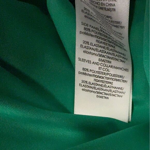 Ralph Lauren RLX Blue & Green 3/4 Zip, Thumb Holes, Size Medium - Picture 6 of 6